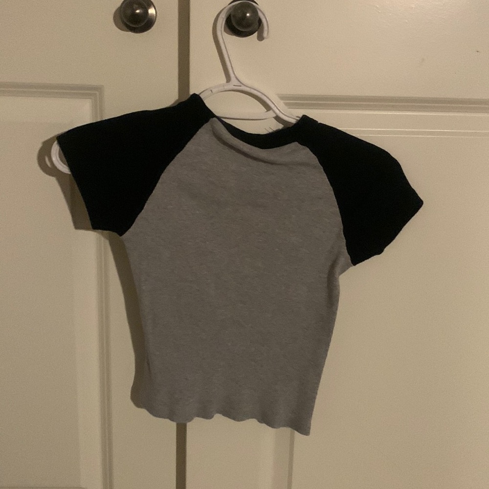 Bella Grey and Black Brandy mellville top